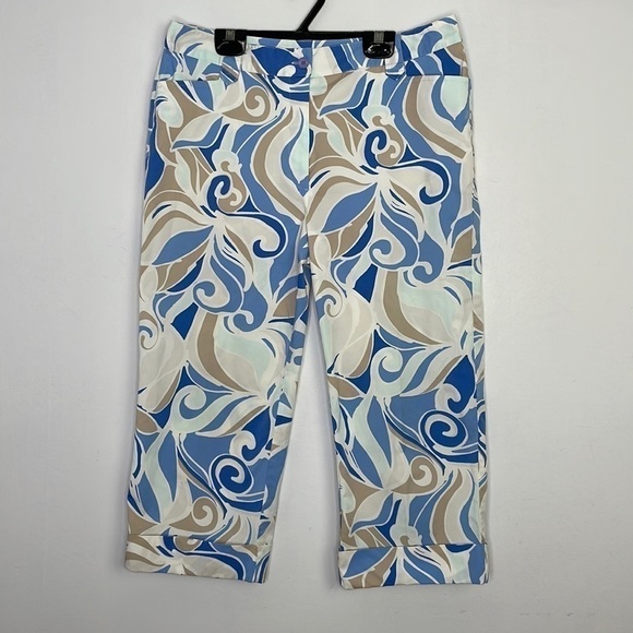 Vuarnet golf sport capri abstract print pants - Picture 1 of 8